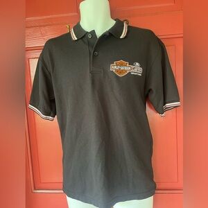 Harley Davidson x Ford polo shirt Mens Small Ford F series super duty polo shirt